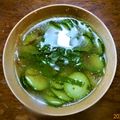 クックHST1BC☆'s cooksnap of when they made *胡瓜と胡麻味噌の冷や汁*ローフード.