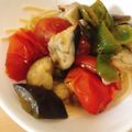 marica猫's cooksnap of when they made レンジなすピーマントマトのラタトゥイユ風.