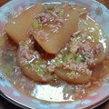 たもたん's cooksnap of when they made 定番☆大根の鶏そぼろあんかけ.