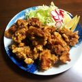 SARY☻カンパニー's cooksnap of when they made 鷄もも肉の唐揚げ *☻*.
