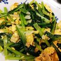 ナナッコ☆724's cooksnap of when they made 【農家のレシピ】小松菜と卵のバターソテー.