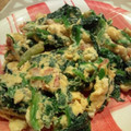 たもたん's cooksnap of when they made ほうれん草とﾍﾞｰｺﾝの卵とじ.