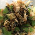 くまのまるちゃん's cooksnap of when they made オクラ嫌いでも食べれるオクラ鰹節昆布和え.