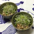 おはなすき's cooksnap of when they made ブロッコリースプラウトとめかぶの納豆.