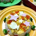 yleee's cooksnap of when they made 七夕に簡単☆天の川ちらし寿司☆ケーキ寿司.
