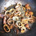 ♬あじさいのレシピ♬'s cooksnap of when they made イカとトマトのイタリアン炒め.