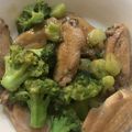 Chitan1122's cooksnap of when they made ヘルシー！手羽中とブロッコリーの炒めもの.