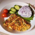 チコリママ's cooksnap of when they made お弁当に^^鮭缶青じそミニオムレツ.