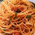riomqmq's cooksnap of when they made 子どもも喜ぶナポリタン☆.