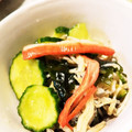 matiyo's cooksnap of when they made きゅうりとかにかまの酢の物　.