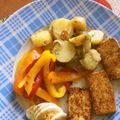 ブランディ's cooksnap of when they made ワインやビールに♪アンチョビポテトサラダ.
