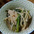 凪なぎ's cooksnap of when they made レンジで簡単！ニラとえのきのごま酢和え.