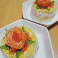 MA☆RIO's cooksnap of when they made 七夕☆ちらし寿司ケーキ.