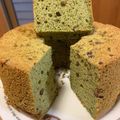 マロ吉右衛門's cooksnap of when they made 和✿抹茶小倉シフォンケーキ（栗入り）.