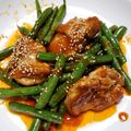 クックY08S17☆'s cooksnap of when they made 韓国風★鶏肉とインゲンの甘辛炒め.