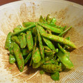 wRYOw's cooksnap of when they made さやえんどうの胡麻和え.