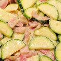 ケンコウママ's cooksnap of when they made 簡単！ズッキーニとベーコンのマヨ炒め.