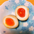 マーたん's cooksnap of when they made 簡単！とろ〜り半熟おつまみ煮たまご.