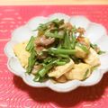 ももいろさくら's cooksnap of when they made 豚バラ肉とお豆腐とニラのピリ辛炒め.