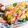 えりぞ。's cooksnap of when they made 七夕仕様☆「天の川そうめん」.