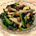 ふたごママちゃん's cooksnap of when they made ほうれん草としめじ＊Nutsの健康サラダ.