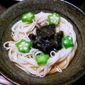 o☆shino's cooksnap of when they made 茄子・鯖缶の冷ソーメン.