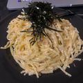 にんじんさん。's cooksnap of when they made 簡単・絶品！たらこクリームスパゲッティ.