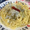 れでよと's cooksnap of when they made シラス、にんにくのみ！絶品シラスのパスタ.