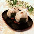 なつき☆ミ's cooksnap of when they made ごま油薫る～梅ごまおにぎり♪.