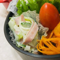 U☆kaoru's cooksnap of when they made ハム、玉ねぎ、きゅうりのマヨサラダ☆.