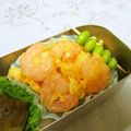 龍青空ママ's cooksnap of when they made お弁当に♪簡単えびたまごの塩麹炒め.