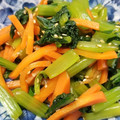 クックTA7HU8☆'s cooksnap of when they made 小松菜の胡麻和え♪レンジで簡単♪.