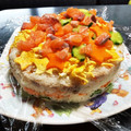 chakapon♡'s cooksnap of when they made 七夕に簡単☆天の川ちらし寿司☆ケーキ寿司.