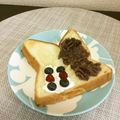 ☆こまっと☆'s cooksnap of when they made 小豆バター塩トースト.