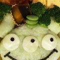 ちこっちママ's cooksnap of when they made リトル・グリーン・メンのお弁当☆.