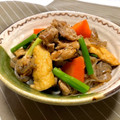 お料理ニャロメ's cooksnap of when they made 牛肉と油揚げ・糸蒟蒻の炒め煮(旨煮).