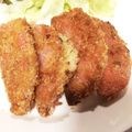 ぐーぽん☆'s cooksnap of when they made ポテサラの残りのでリメイク簡単ハムカツ☆.
