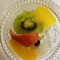 ドュウワチャライク's cooksnap of when they made ♪つるんと美味しい～フルーツ白玉♪.