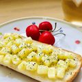 LimeLunch's cooksnap of when they made 朝食に簡単！美味しい！濃厚チーズトースト.