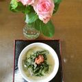subaru2007's cooksnap of when they made *胡瓜と胡麻味噌の冷や汁*ローフード.