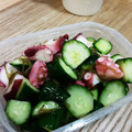 ちぃくらげ's cooksnap of when they made タコときゅうりの酢の物.