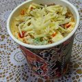 ゆけり３兄弟's cooksnap of when they made 蒙古タンメン中本をアレンジ！牛乳とチーズ.