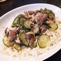 ラヒラヒ's cooksnap of when they made 鯖缶トマトの混ぜ素麺.