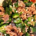 aporoo25's cooksnap of when they made オクラのツナ和え.