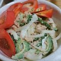 赤い彗星のコックさん's cooksnap of when they made モリモリ食べて！ゴーヤとツナのサラダ.