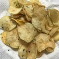 maron1120's cooksnap of when they made 自分で作ろう！のり塩ポテトチップス.