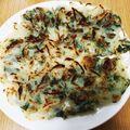 日曜日よりの使者's cooksnap of when they made 常備野菜の玉ねぎと大葉のチヂミ.