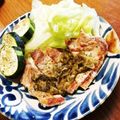 ももここ422's cooksnap of when they made 青ねぎソースの＊ポークソテー＊.