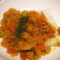 イルカとくま。's cooksnap of when they made ルー不要！S&B赤缶で豚ひきキーマカレー.