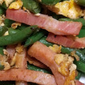 さりーめる's cooksnap of when they made 簡単いんげんとベーコンのバター醤油エッグ.